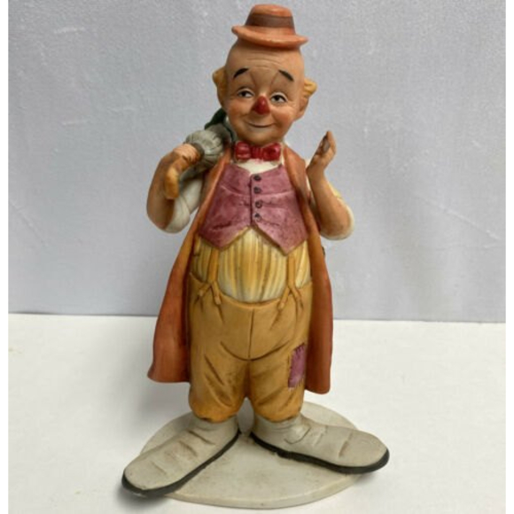 Arnart Imports NY, N.Y. Hobo clown with cigar & umbrella - Picture 1 of 12